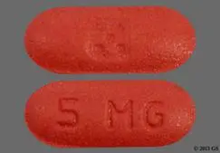 Generic Ambien 5 mg Red Capsule/Oblong
