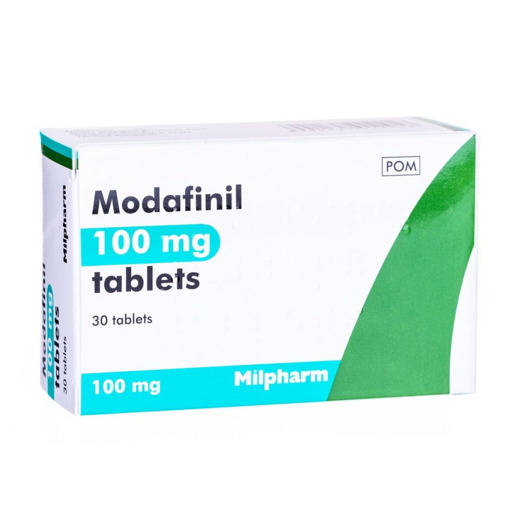Generic Modafinil 100 mg White Capsule/Oblong