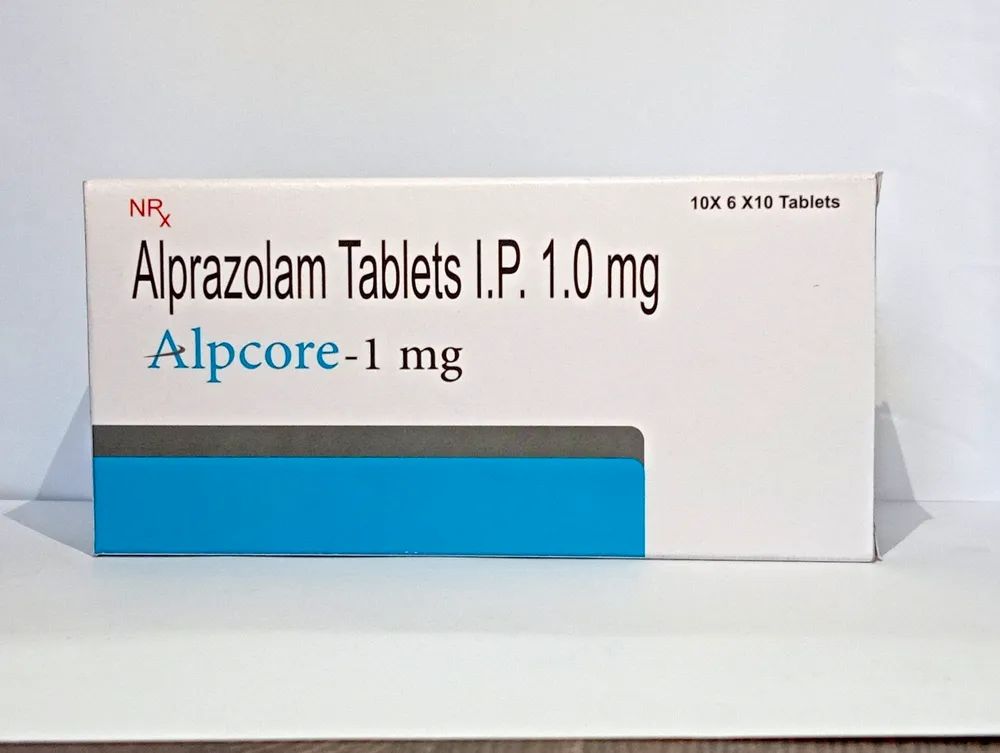 Generic Blue Alprazolam 1 mg Oval Tablet