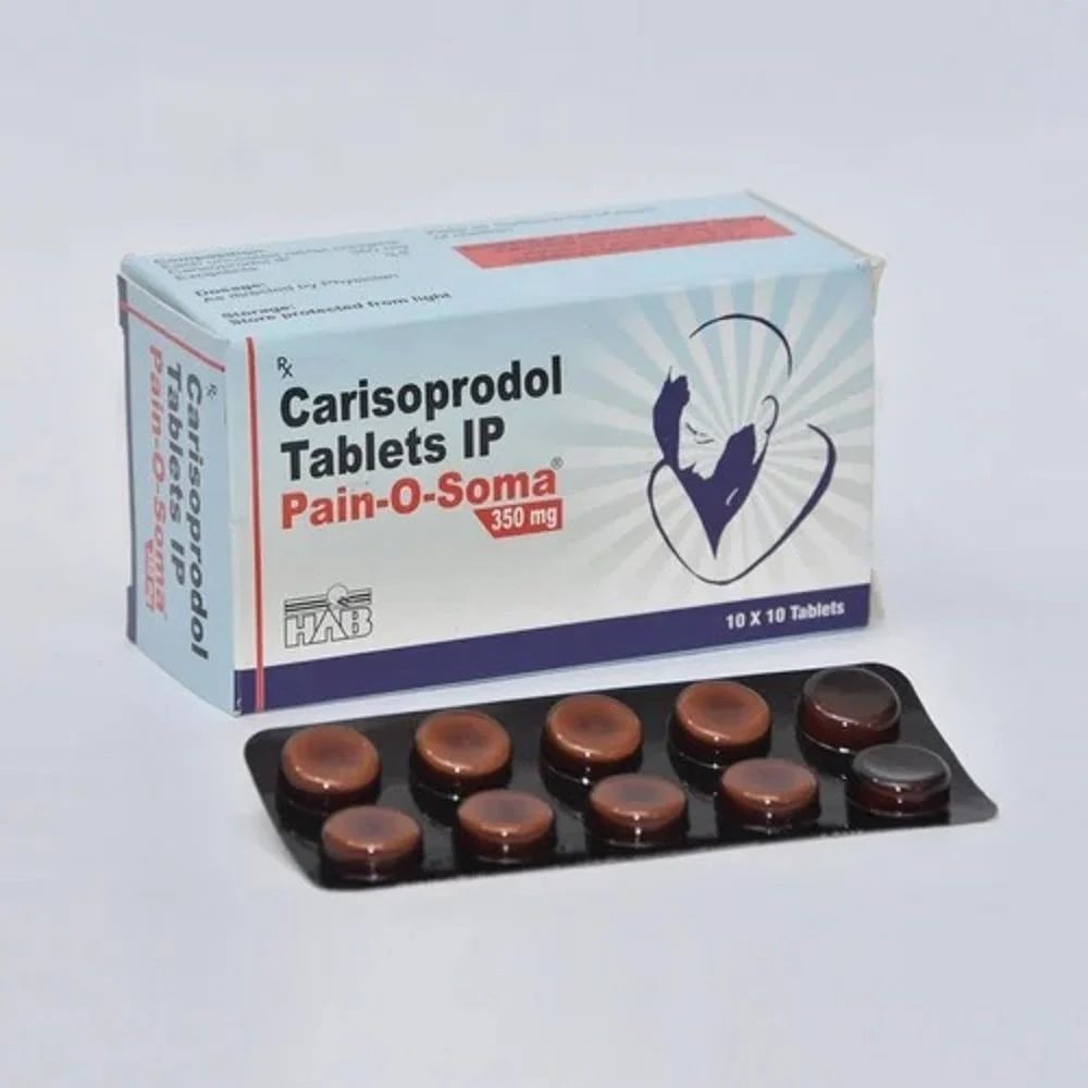Generic White Carisoprodol 350mg Tablet