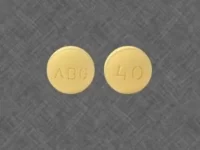 Generic Yellow Oxycodone 40mg Round Tablet