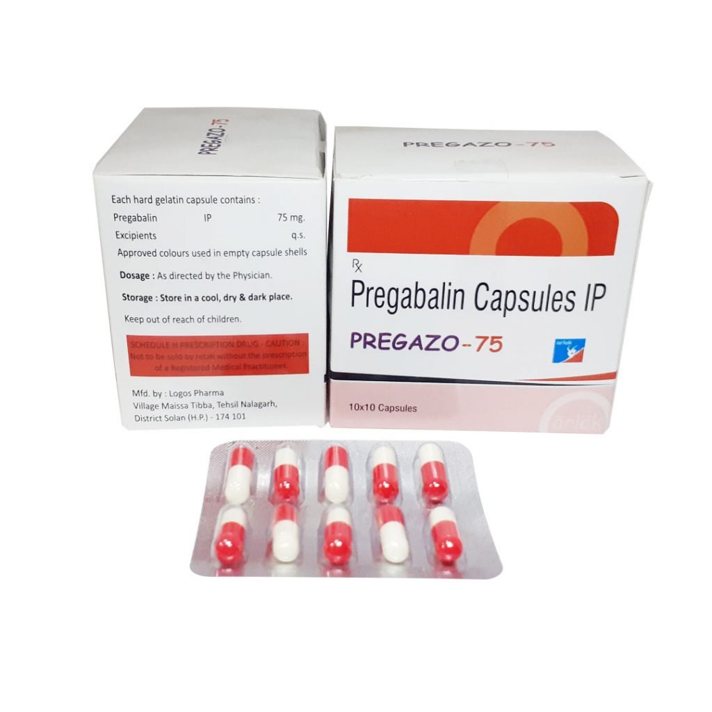 Generic Blue or Orange Pregabalin 75mg Tablet
