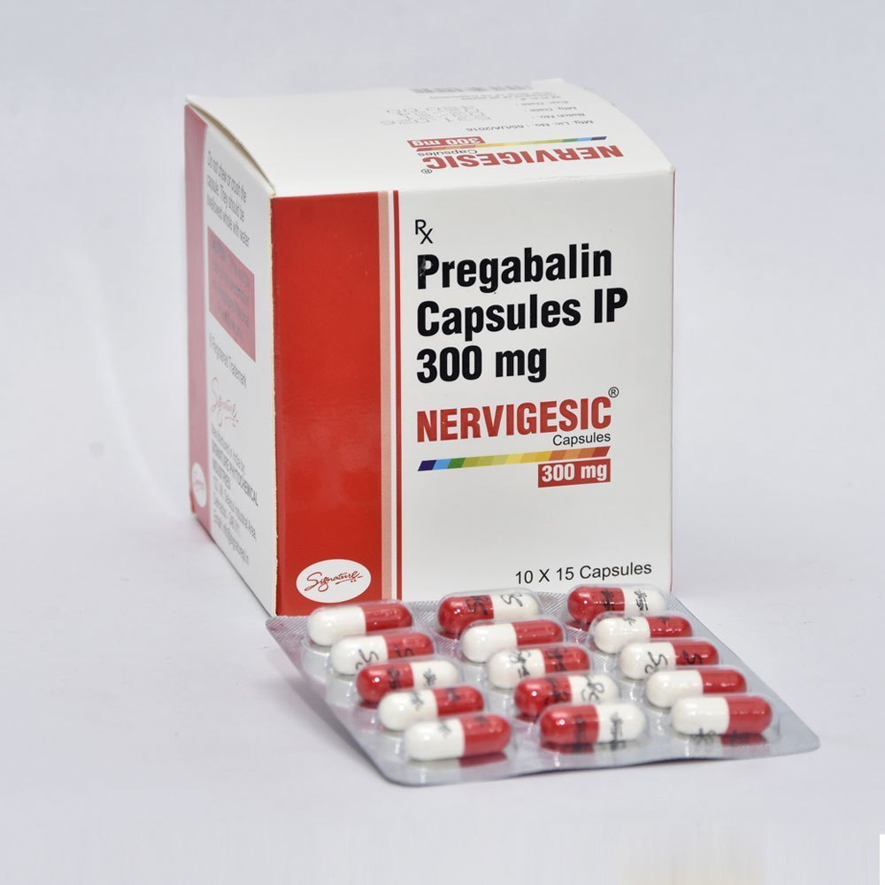 Generic Orange or White Pregabalin 300mg Tablet