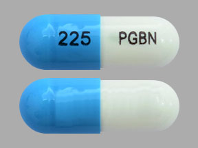 Generic Blue or Orange Pregabalin 225mg Tablet