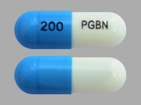 Generic Blue or Orange Pregabalin 200mg Tablet